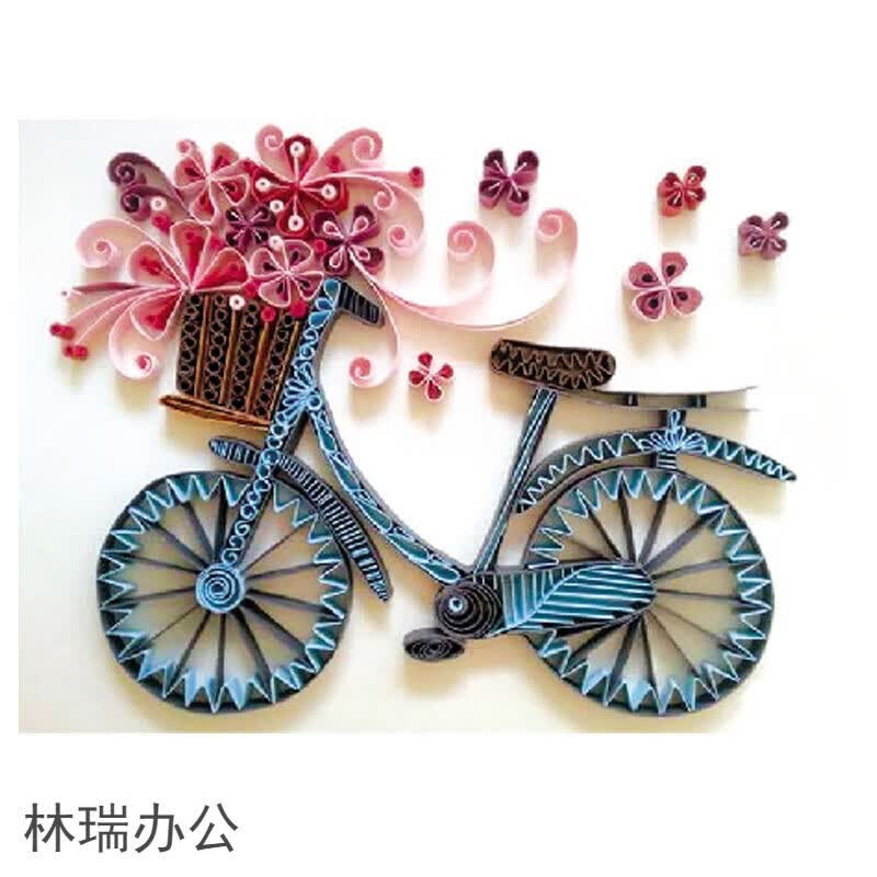 猫印堂衍纸套装衍纸套装材料包小学生简单京剧线稿图衍纸条初学者衍纸