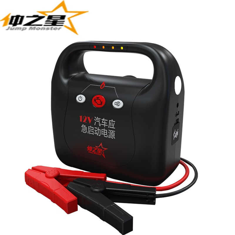 仲之星汽车应急启动电源12V车载电瓶多功能启动宝汽车备用电瓶打火搭电宝  搭电充气泵一体机 15600MA搭电+充气泵一体+气泵延长管+收纳包