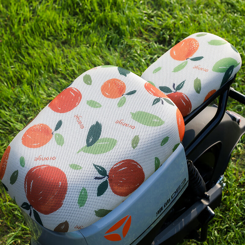 曼影(manying)新国标电动车坐垫套雅迪q1欧逸防晒新日xc1xc2绿源inno7