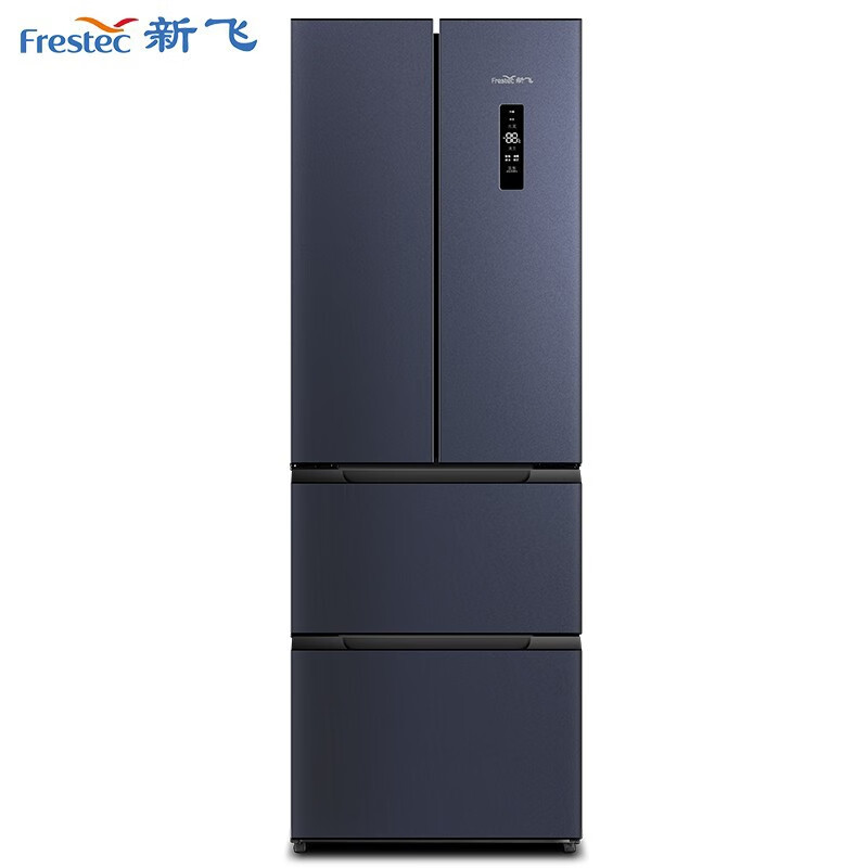 新飞（Frestec）361升双变频一级 原鲜钛除菌 法式多门上对开门冰箱（青釉蓝）BCD-361WK7AT/L