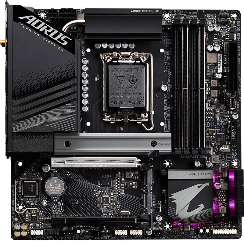 技嘉小雕wifi z790m aorus elite ax支持13900kf 主板cpu套装 小雕