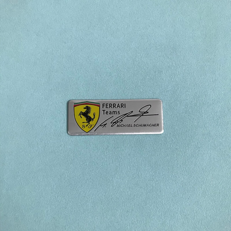 维诺亚适用于法拉利车标金属贴ferrari team薄铝标铭牌马标sj车身装饰