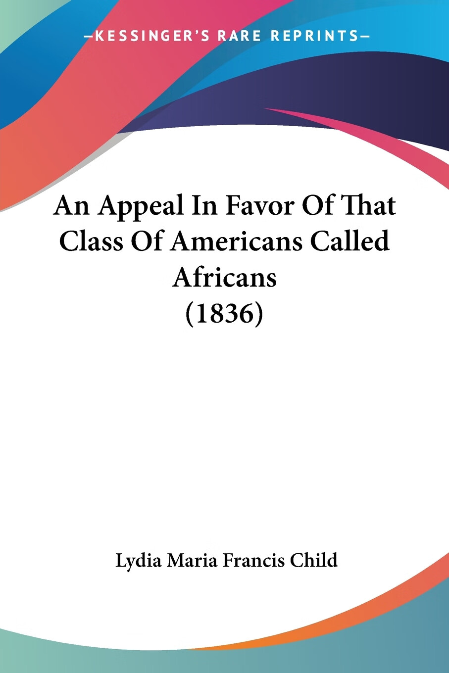 预售 按需印刷 an appeal in favor of that class of americans