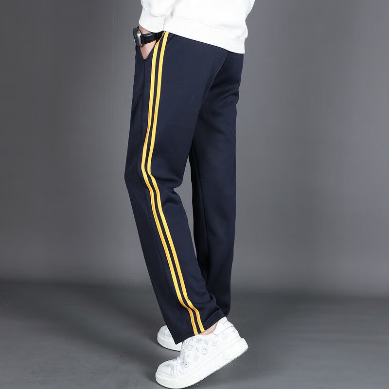 予愿学生穿的夏天裤子校服裤子两道杠夏季两条杠二道杠运动裤l3小学生