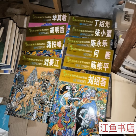 二手九成新 九新 当代名家现代重彩画精品 胡明哲