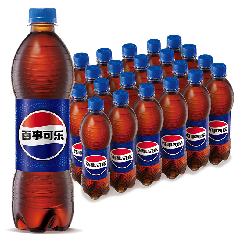 百事可乐碳酸汽水饮料500ml*24瓶 整箱装 pepsi 新老包装随机发
