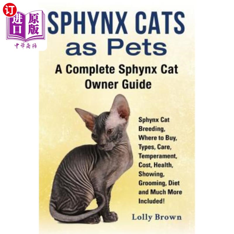 海外直订sphynx cats as pets: sphynx cat breeding, where to buy