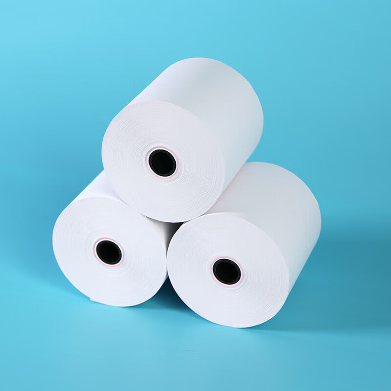 明雅达(mingyada)双胶纸超市小票收银纸75x75地磅针式打印纸压感纸