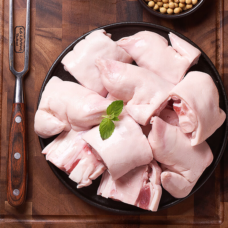 1号会员店精选带筋猪蹄块 净重2斤 生鲜猪肉猪蹄生鲜猪手猪脚