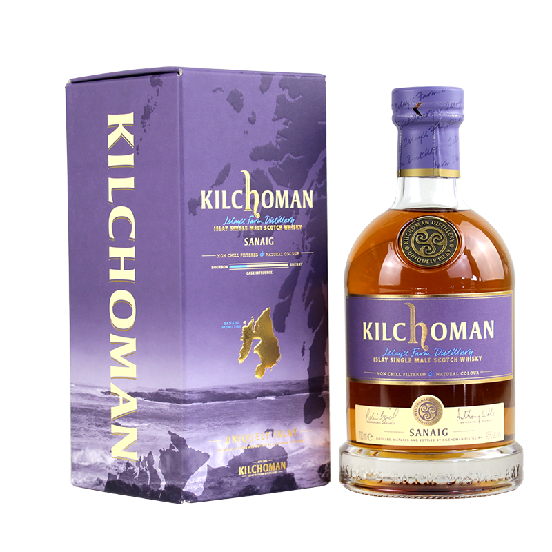齐侯门（Kilchoman）榜样行货洋酒 单一纯麦威士忌 英国蒸馏酒艾雷岛麦芽酒 塞纳滩