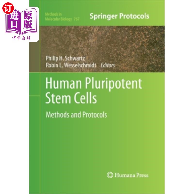 海外直订human pluripotent stem cells: methods and protocols 人多