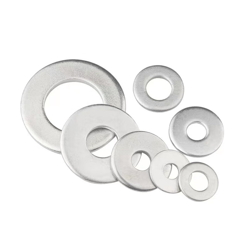 琛艺 304不锈钢垫片 垫圈 金属平垫圈 螺丝垫五金平垫 m2.5*6*0.