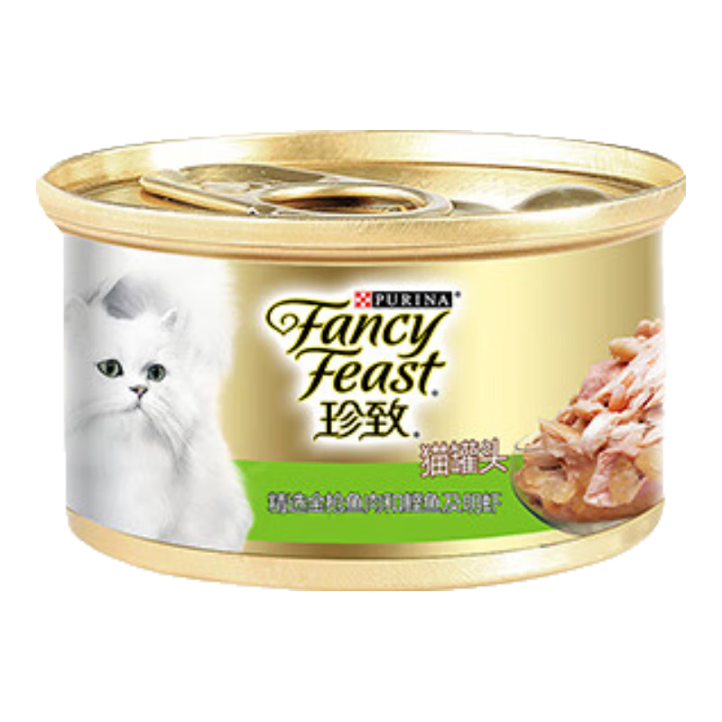 猫罐头猫零食成猫幼猫罐头85g*1罐 金罐原装进口随机口味