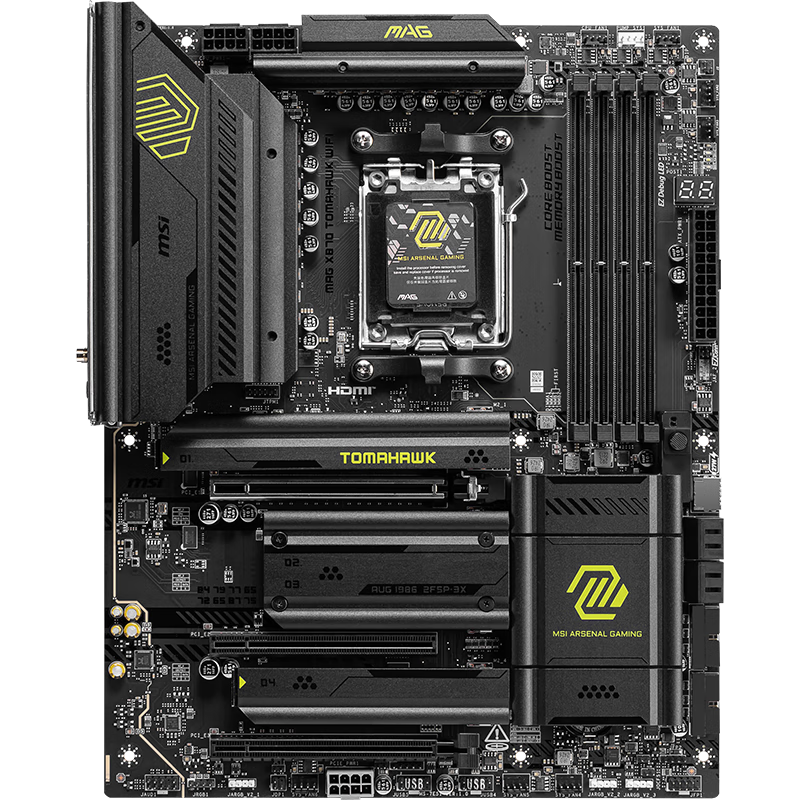 ΢�ǣ�MSI��MAG X870 TOMAHAWK WIFI ս���������� ֧��CPU 9900X3D/9950X3D/9800X3D(AMD X870/socket AM5) 1799Ԫ