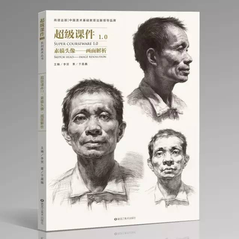 0素描头像 于晨魏画面解析 素描头像基础训练从结构到大关系人物手绘
