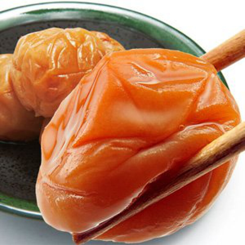 梅干500g日本梅子 饭团茶-泡饭 盐渍梅深夜食堂梅肉aa 日式紫苏味梅干