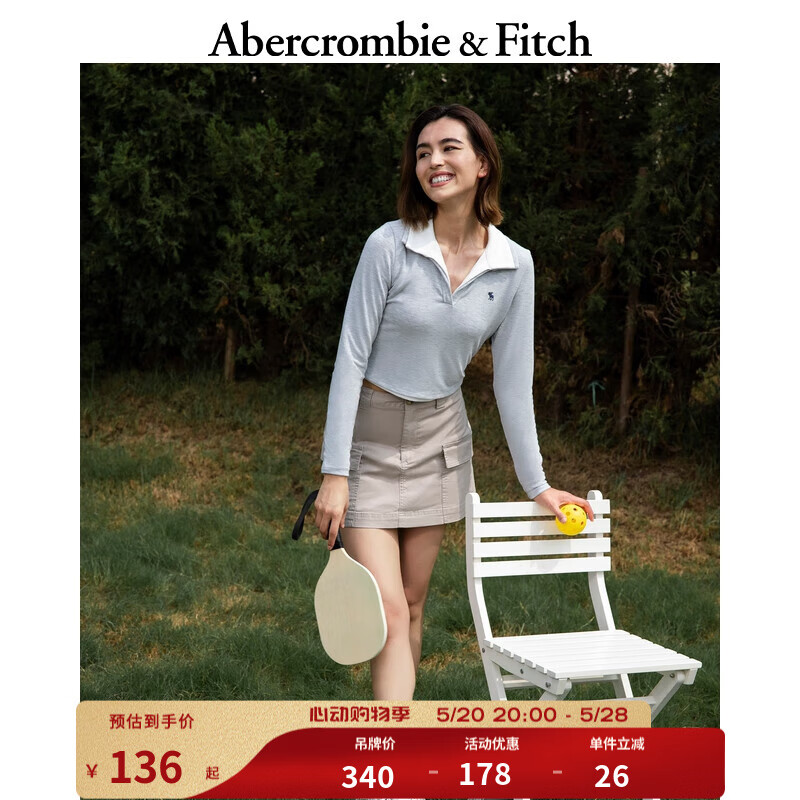 ABERCROMBIE & FITCHŮװ ʽС¹polo糤T 331414-1 ǳɫ S (165/92A)ʵ135.38Ԫ