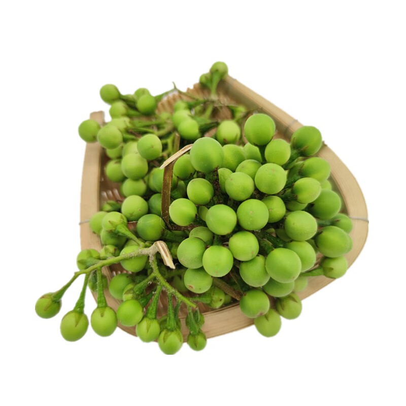 zxc云南小苦子果 新鲜苦茄撒苤苦水 泰国小茄子 250g