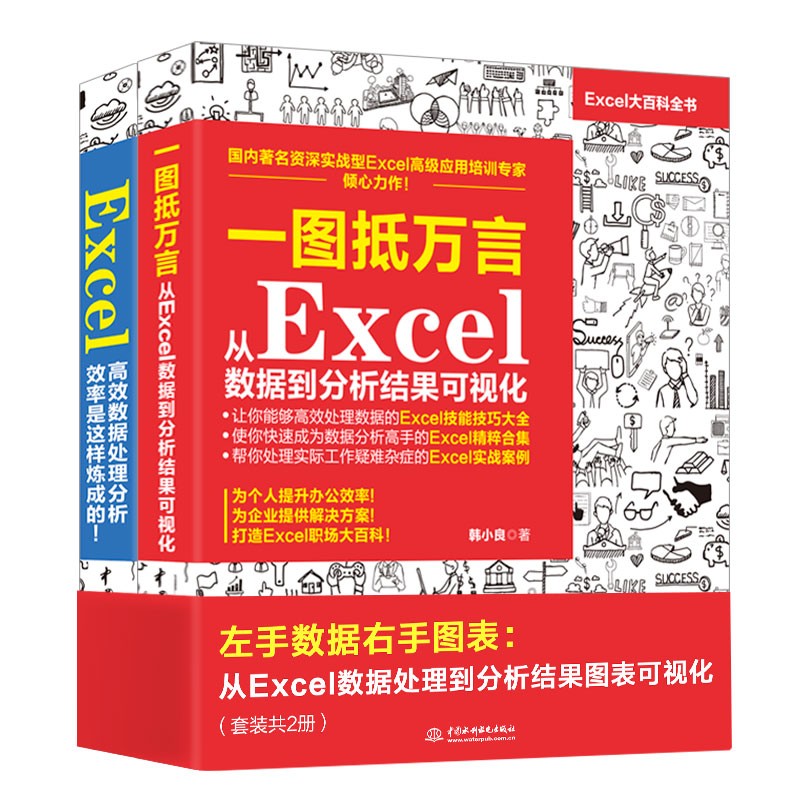 左手数据右手图表：从Excel数据处理到分析结果图表可视化 （套装共2册） Excel