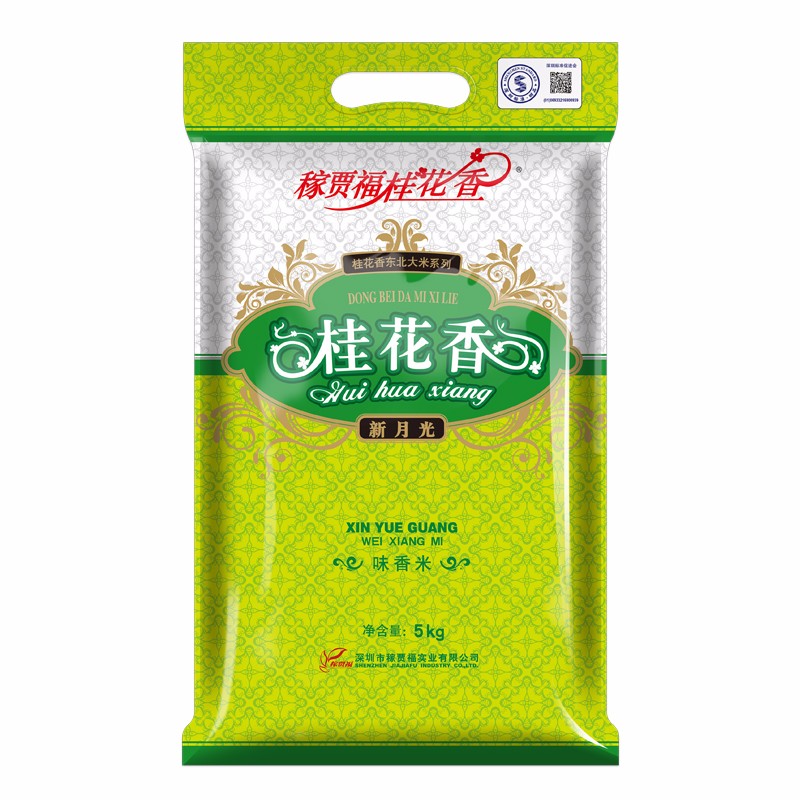 稼贾福桂花香新月光味香米大米东北米新米粥米 桂花香新月光5kg