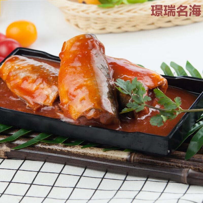 彦瑛鲭鱼罐头425g 2罐5罐即食青鱼罐头青花鱼罐头a 1罐