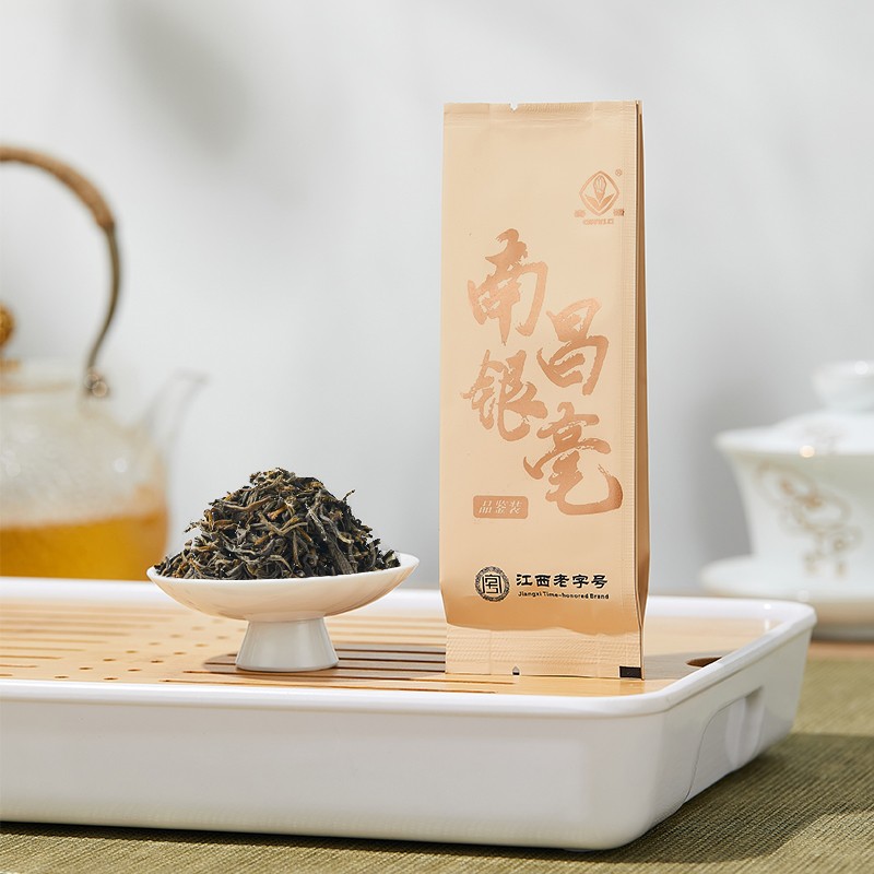 春蕾浓香型银毫茉莉花茶茉莉绿茶 江西老字号横县茉莉花 送长辈 南昌银毫品鉴装10g