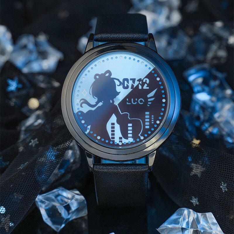 幸运石洛天依官方联名手表V家Vsinger二次元国动漫周边LED触屏电子手表 洛天依LED手表 官方联名