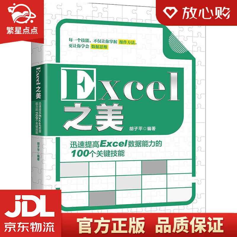 【全新正版包邮】excel之美:迅速提高excel数据能力的100个关键技能