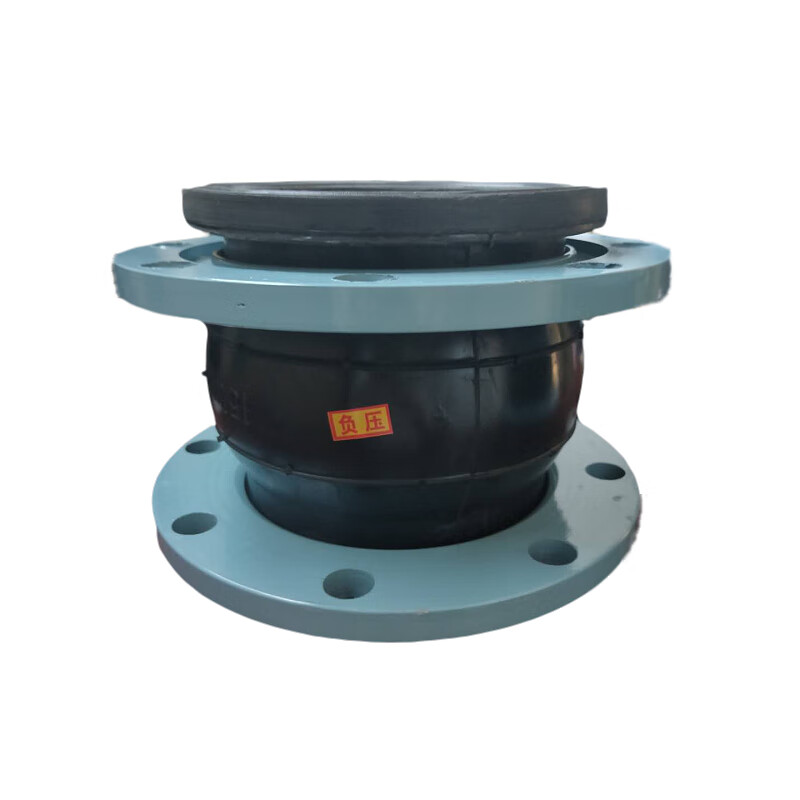 何健弓耐负压橡胶软接头法兰式软连接离心泵房进出口使用防吸匾dn80