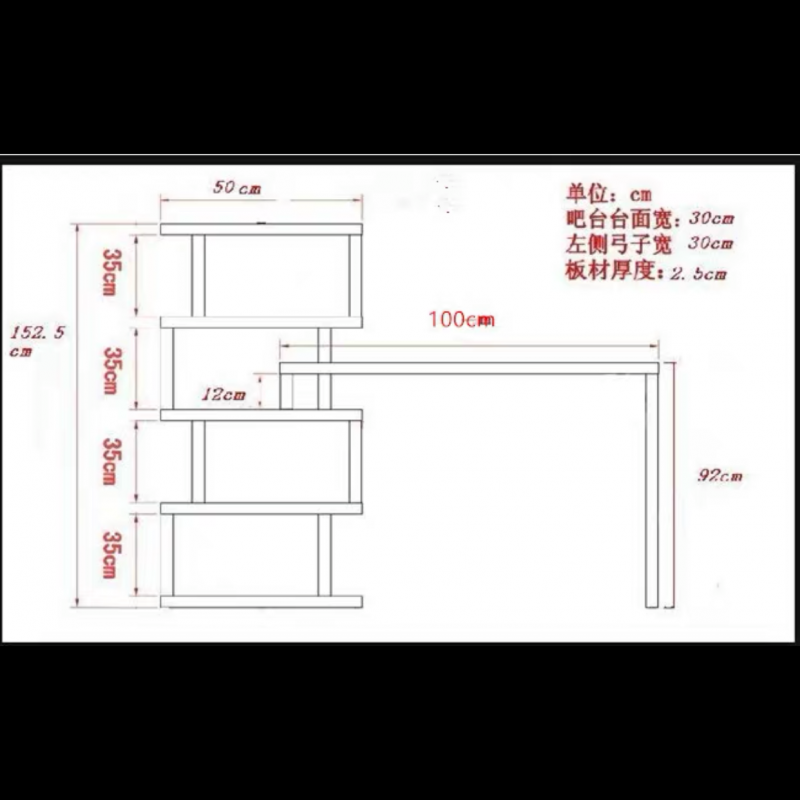 吧台桌家用轻奢 家用吧台桌小吧台经济型酒柜吧台一体组合简约现代