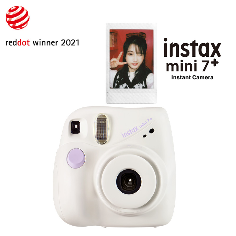 富士instax立拍立得 一次成像相机 mini7+（mini7c/s升级款）白
