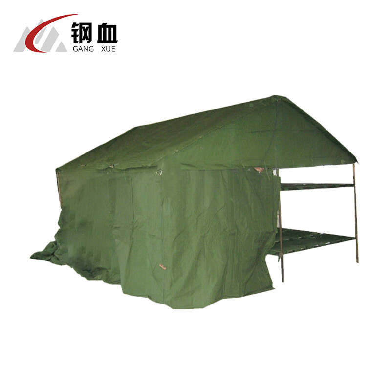 钢血 84班用帐篷 寒区保暖多人棉帐篷带床野外帐篷配件 前围墙
