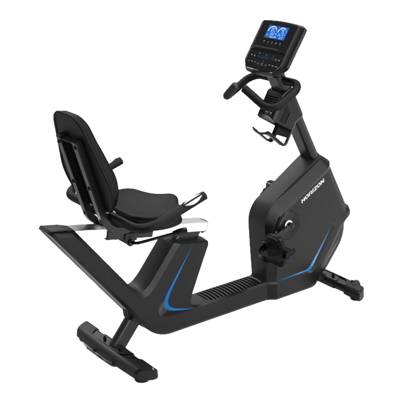 喬山（JOHNSON）健身車(chē) 家庭用立式臥式智能功率車(chē)室內騎行老人康復腳踏訓練器材 【臥式健身車(chē)5.0R 100檔阻力】