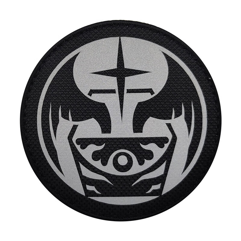 创意反光魔术贴章臂章圆形徽章背包贴士气章 最后的希望 7