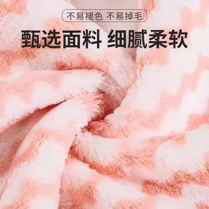 优赏加厚吸水性百洁布双面双色珊瑚绒洗碗布抹布家用厨房清洁巾 珊瑚绒抹布颜色随机-5条