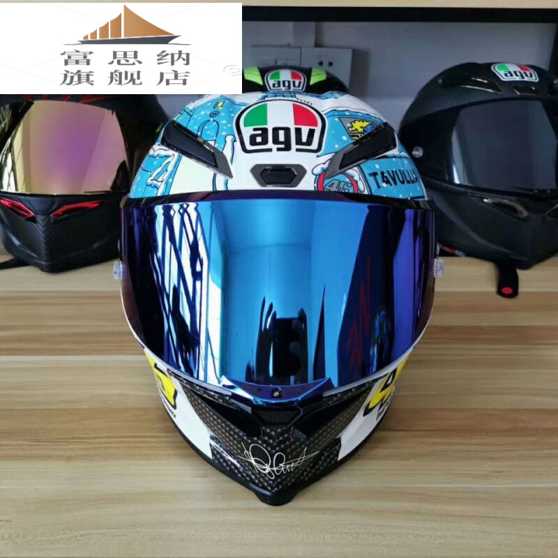 agv雪屋全盔  1:1gpr国产摩托车  机车头盔  雪屋小镇  黑红男女四季