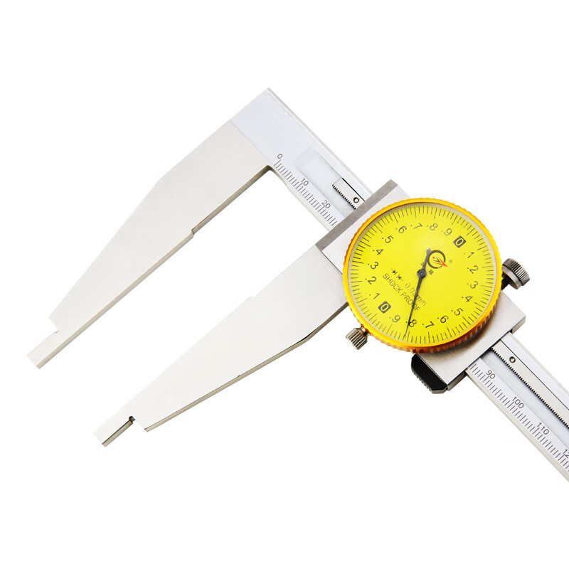 长爪带表卡尺加长爪高精度带表卡尺长抓卡尺0-300-500-60部分定制 长