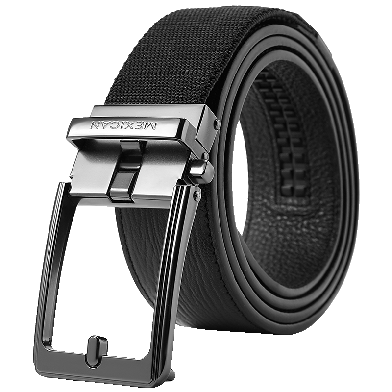 百亿补贴:稻草人男皮带自动扣真头层牛皮商务腰带休闲裤带老公七夕情人节礼物 161.5元拍2件(合80.75元/件)