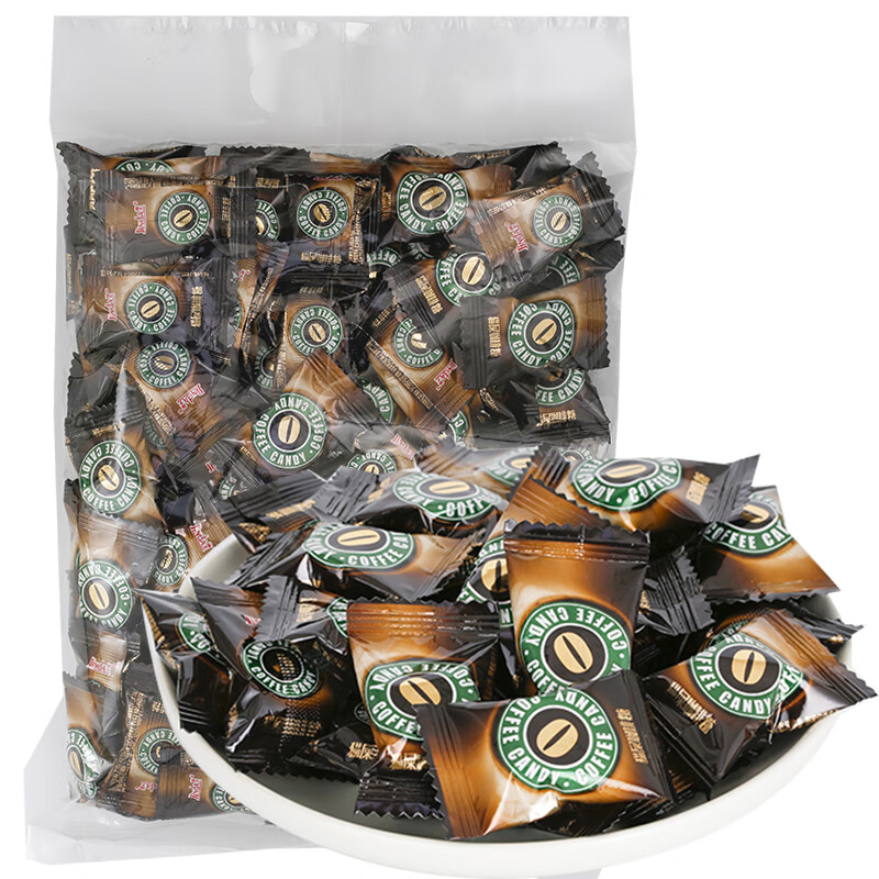 锦大然味家 猫屎咖啡硬糖460g/袋装 浓缩咖啡糖 糖果 喜糖 招代糖