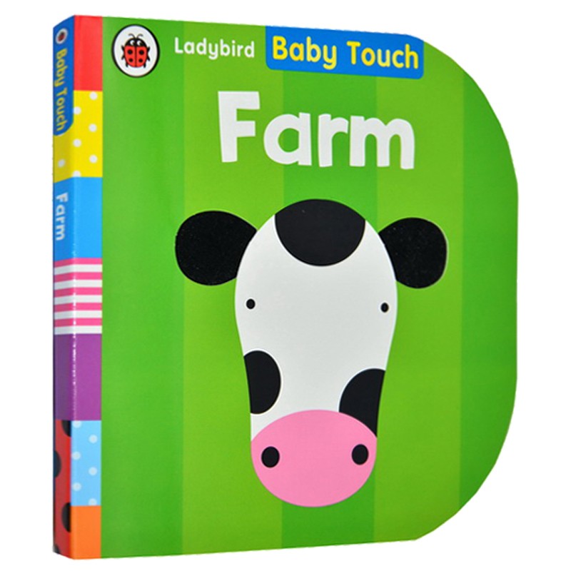 英文原版绘本 ladybird baby touch  farm 启蒙认知纸板触摸书