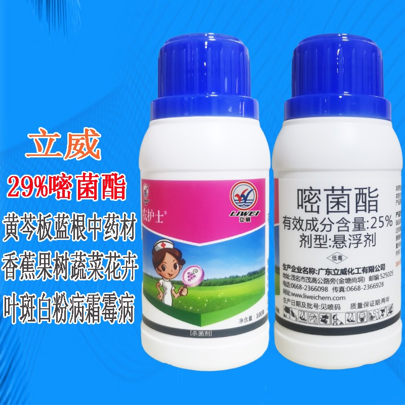 %嘧菌酯果树中药材草坪叶斑炭疽白粉病霜霉病农药杀菌剂 100克/瓶*1瓶