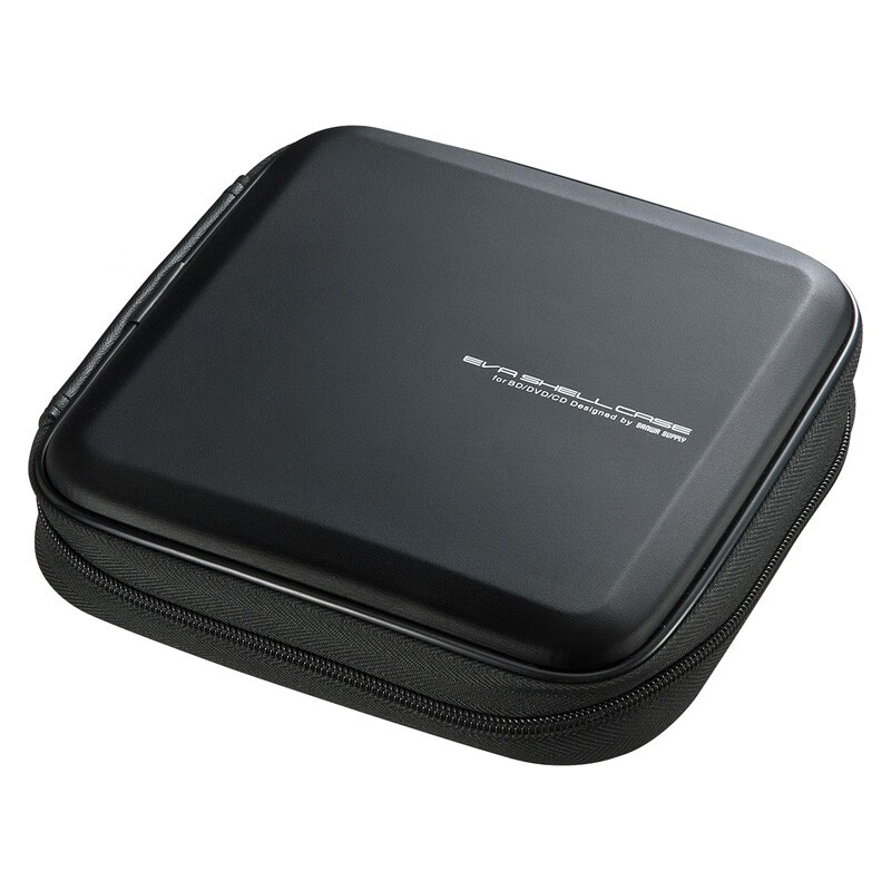山業(yè)（SANWA SUPPLY）24片藍(lán)光光碟收納盒 CD/DVD收納包光盤包 FCD-WLBD24BK 黑色 24片裝