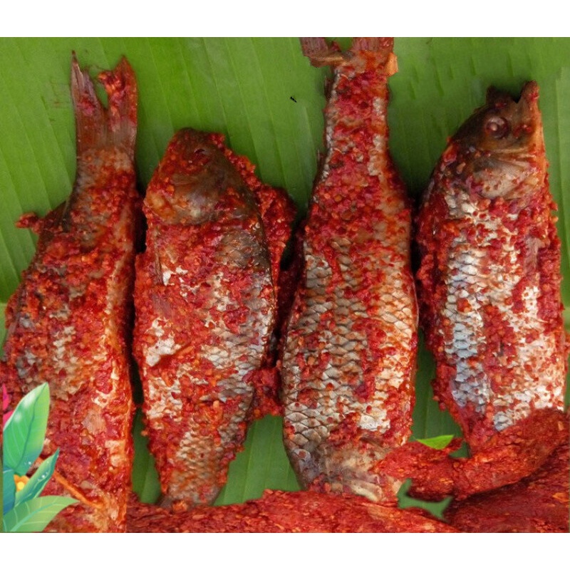 虎钢馋稻花腌鱼贵州农特产小吃稻花鱼黔东南黎平禾花鱼腌鱼十八洞村酸