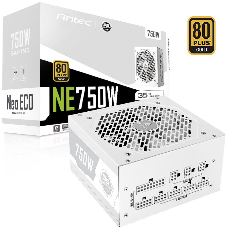 ڲѿAntec NE650WԵԴ ȫģ/ȫϵ/92%תЧ/ATX3.0/ͣԴ650W NE750ɫ֤750W505Ԫ