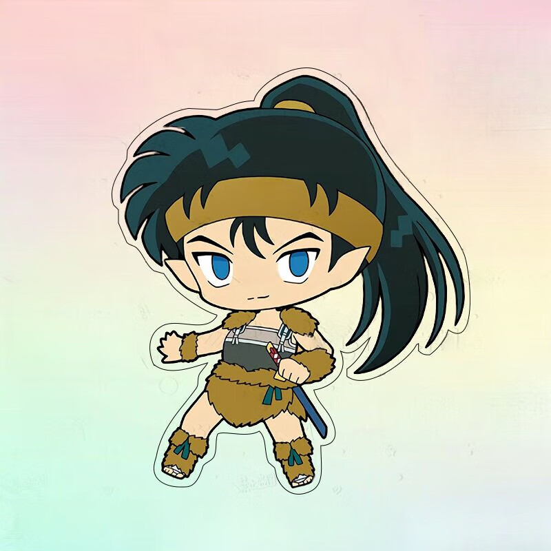 仟趣堡犬夜叉周边 动漫q版冰箱贴磁贴可爱七宝桔梗杀生丸二次元 钢牙