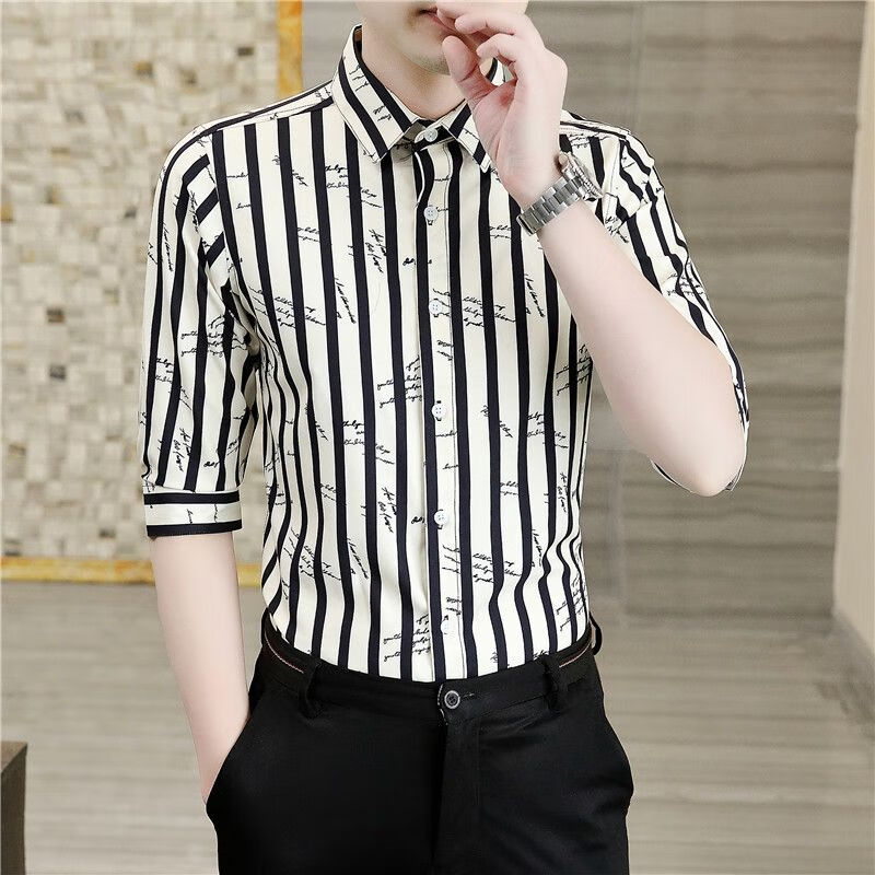 页超30-40岁男装搭配成熟男人穿搭夏季2024年男士套装高级休闲商 z6七