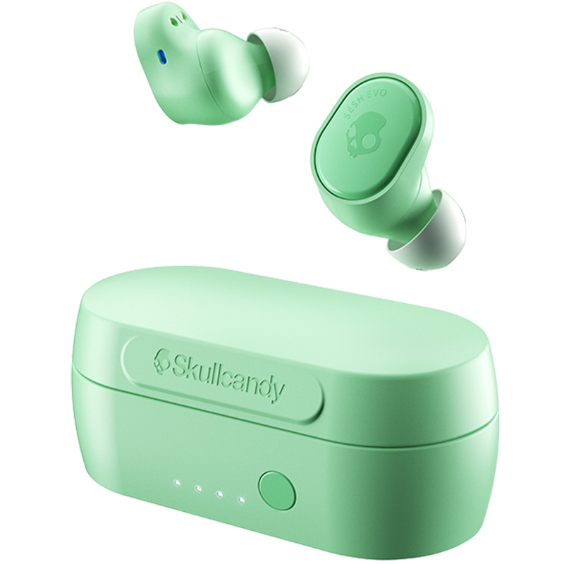 Skullcandy 骷髅头 Sesh evo 小魔豆二代 真无线蓝牙耳机 入耳式耳机 薄荷绿