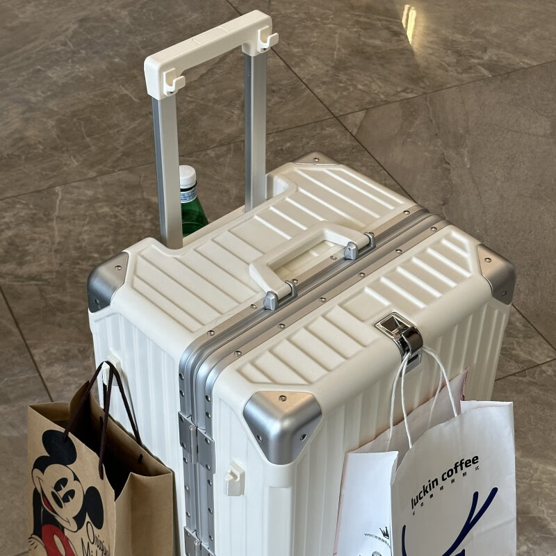 梦旅者（Dream traveller）大容量行李箱铝框拉杆箱万向轮出国旅行箱男女 20英寸哑光白色