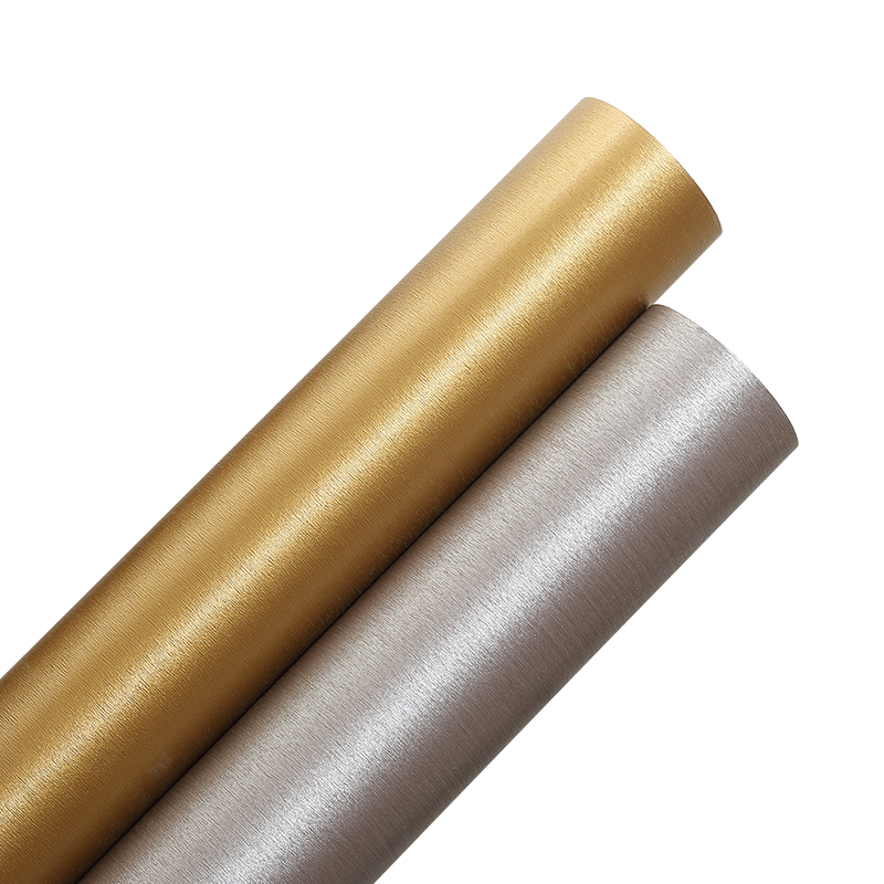 京乐 拉丝金属贴纸不锈钢翻新贴膜防水厨房柜装饰改色自粘冰箱贴纸全