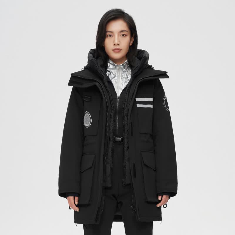 【极寒系列】波司登羽绒服女冬季新款抗寒-30℃可脱卸帽防护工装90